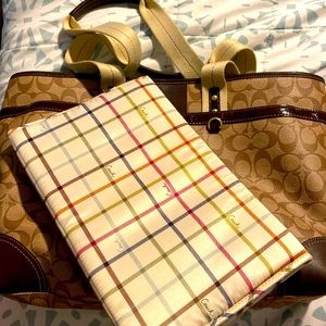 Gently Loved Coach Diaper / laptop bag